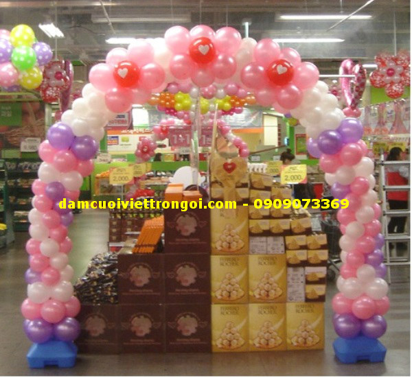 Cổng cưới bong bóng